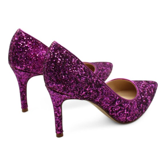 Marc Fisher Womens Christay Glitter Slip-on D Orsay Heels - Picture 5 of 8